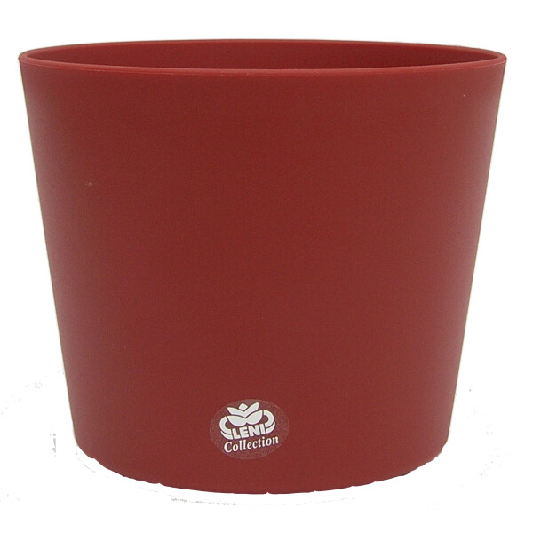 Kunststoff Blumentopf Flori Farbe bordeaux