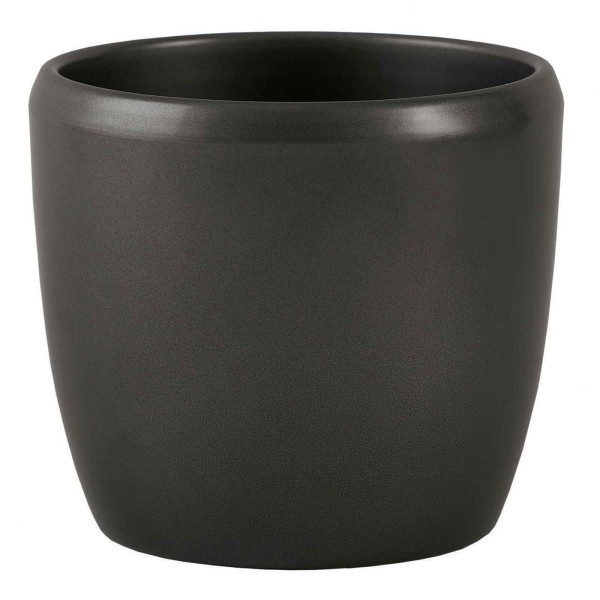 Keramik Hydro Blumentopf Venus dunkelsilber