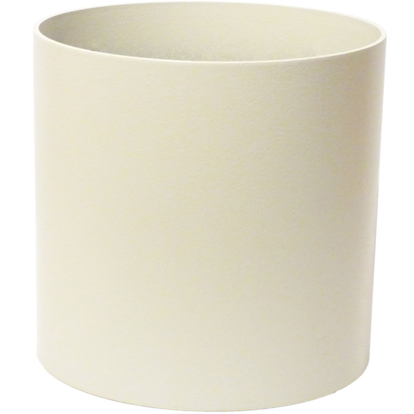 Kunststoff Hydro Blumenkübel Elegance perlweiss struktur...